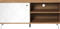 Home affaire Lowboard »Tarragona TV-Kommode« TV-Unterteil mit 1 Tür & 2 Fächern - (B/T/H) 123/40/56 cm