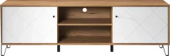 Home affaire Lowboard »Tarragona TV-Kommode« TV-Unterteil mit 2 Türen & 2 Fächern - (B/T/H) 183/40/56 cm