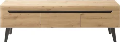 Home affaire Lowboard »Torge, TV-Unterschrank, TV-Kommode, Fernsehschrank, TV-Board« 1 Stk. tlg. abgeschrägte Füße, drei Farben, Scandi Design, 160 cm breit