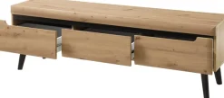 Home affaire Lowboard »Torge, TV-Unterschrank, TV-Kommode, Fernsehschrank, TV-Board« 1 Stk. tlg. abgeschrägte Füße, drei Farben, Scandi Design, 160 cm breit