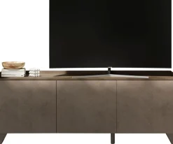 Home affaire Lowboard »Tray, Breite 181 cm, TV-Bank mit 3 Türen« Top "Tablet", Push-to-open Funktion