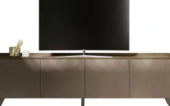 Home affaire Lowboard »Tray, Breite 241, TV-Bank mit 4 Türen« Top "Tablet", Push-to-open Funktion