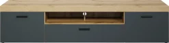 Home affaire Lowboard »Tyler TV-Kommode« Packung, 1 Stk. tlg. TV-Lowboard, Hirnholzapplikationen, Breite 230 cm