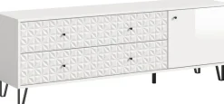 Home affaire Lowboard »VICENZA, Breite 164cm, 1 Tür, 1 Einlegeboden, 2 Fächer, 2 Schubkästen« Kommode, Schrank, Anrichte, Board, Wohnzimmerschrank