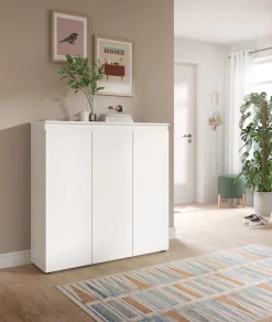 Home affaire Mehrzweckschrank »CIPELA, 105x111 cm, viel Stauraum, variable Einlegeböden, universal« in vielen verschiedenen Trendfarben verfügbar, 1 Stk. tlg. Schuhschrank, Kleiderschrank, Universalschrank, Aktenschrank, Schrank