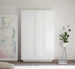 Home affaire Mehrzweckschrank »Jupiter, Höhe 193 cm, Stauraumschrank 2 Türen - Soft Closing,« Highboard, moderne Griffblende, FSC®, cleveres Stauraumkonzept