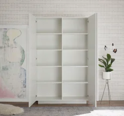 Home affaire Mehrzweckschrank »Jupiter, Höhe 193 cm, Stauraumschrank 2 Türen - Soft Closing,« Highboard, moderne Griffblende, FSC®, cleveres Stauraumkonzept