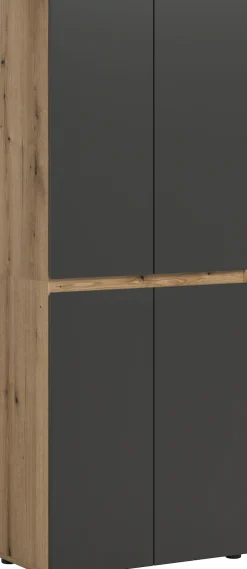 Home affaire Mehrzweckschrank »CIPELA, 70x175 cm, viel Stauraum, variable Einlegeböden, Kleiderstange« in vielen verschiedenen Trendfarben verfügbar, 1 Stk. tlg. Schuhschrank, Kleiderschrank, Universalschrank, Aktenschrank, Schrank