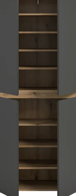 Home affaire Mehrzweckschrank »CIPELA, 70x175 cm, viel Stauraum, variable Einlegeböden, Kleiderstange« in vielen verschiedenen Trendfarben verfügbar, 1 Stk. tlg. Schuhschrank, Kleiderschrank, Universalschrank, Aktenschrank, Schrank
