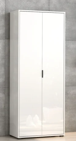 Home affaire Mehrzweckschrank »JOLLY, Stauraumschrank , Breite 72,5 cm , Höhe 178 cm« 1 Stk. tlg. 2-türiger Schrank mit 4 Einlegeböden, hochglanz lackiert