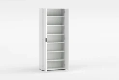 Home affaire Mehrzweckschrank »JOLLY, Stauraumschrank , Breite 72,5 cm , Höhe 178 cm« 1 Stk. tlg. 2-türiger Schrank mit 4 Einlegeböden, hochglanz lackiert