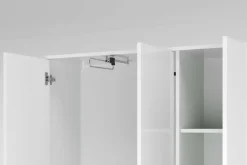 Home affaire Mehrzweckschrank »JOLLY, Stauraumschrank , Breite 107 cm , Höhe 178 cm« 1 Stk. tlg. 3 Türen,1 kl.+3 große Böden,1 Auszugsstange,Schrank Hochglanz lackiert