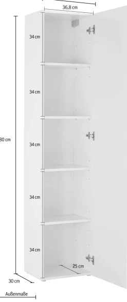 Home affaire Mehrzweckschrank »Maruska« 1 Stk. tlg.