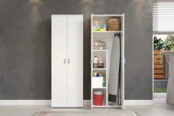 Home affaire Mehrzweckschrank »Jersey« 1 Stk. tlg. Besenschrank mit cleverer Innenaufteilung – (B/T/H) 60/35/176 cm