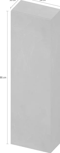 Home affaire Mehrzweckschrank »Infinity Breite 54 cm, Stauraumschrank mit 1 Tür, Mehrzweckschrank,« mit Push-to-open Funktion, 2 Größen, verschiedene Farben