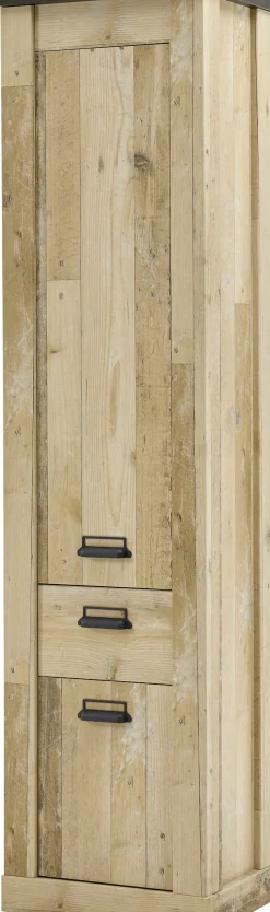 Home affaire Mehrzweckschrank »Sherwood, Schrank im Industrial-Style, Wohnzimmerschrank, Kommode« mit Scheunentorbeschlag & Apothekergriffen, in 2 Farben erhältlich