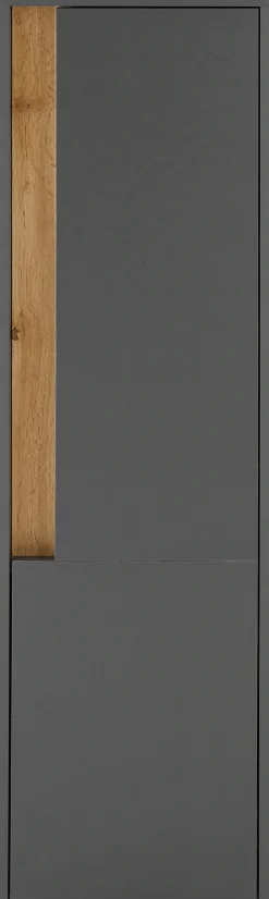 Home affaire Midischrank »CITY/GIRON, Badschrank mit Griffmulde, Hochschrank in zeitlosem Design« in den Farben Weiß und Anthrazit verfügbar, viel Stauraum
