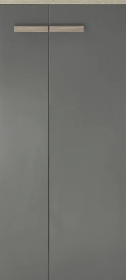 Home affaire Midischrank »SOLiD, Badschrank im modernen Design, Schrank mit Holzgriffen« in zwei Farben verfügbar, mit Stauraum, stehend o. hängend montierbar