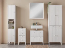 Home affaire Midischrank »Tina« Badmöbel, Kommode, Schrank, Breite 34 cm, Massivholz