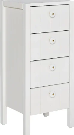 Home affaire Midischrank »Tina« Badmöbel, Kommode, Schrank, Breite 34 cm, Massivholz