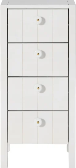 Home affaire Midischrank »Tina« Badmöbel, Kommode, Schrank, Breite 34 cm, Massivholz