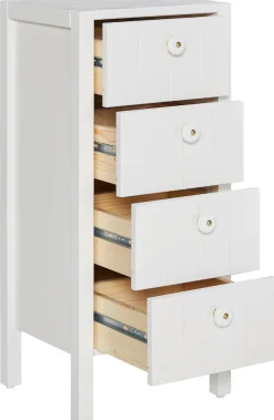 Home affaire Midischrank »Tina« Badmöbel, Kommode, Schrank, Breite 34 cm, Massivholz