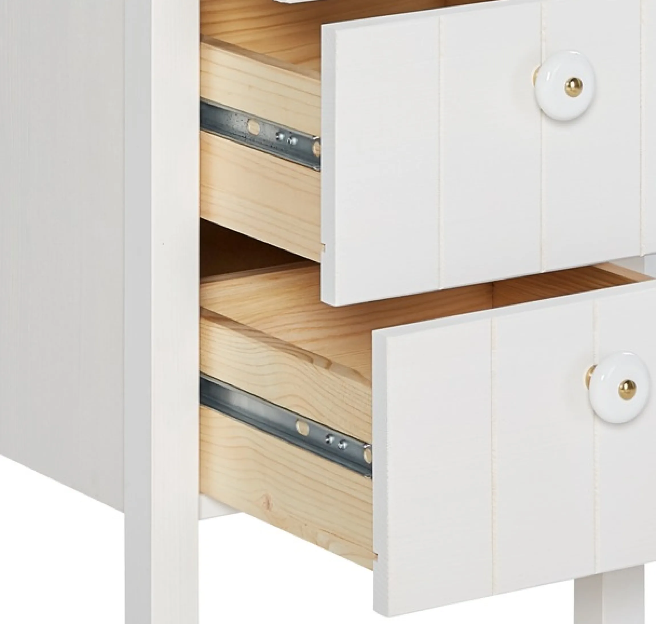 Home affaire Midischrank »Tina« Badmöbel, Kommode, Schrank, Breite 34 cm, Massivholz