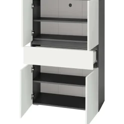 Home affaire Midischrank »Wisla« mit 4 Türen & 1 Schublade, Breite 76 cm, Höhe 130 cm