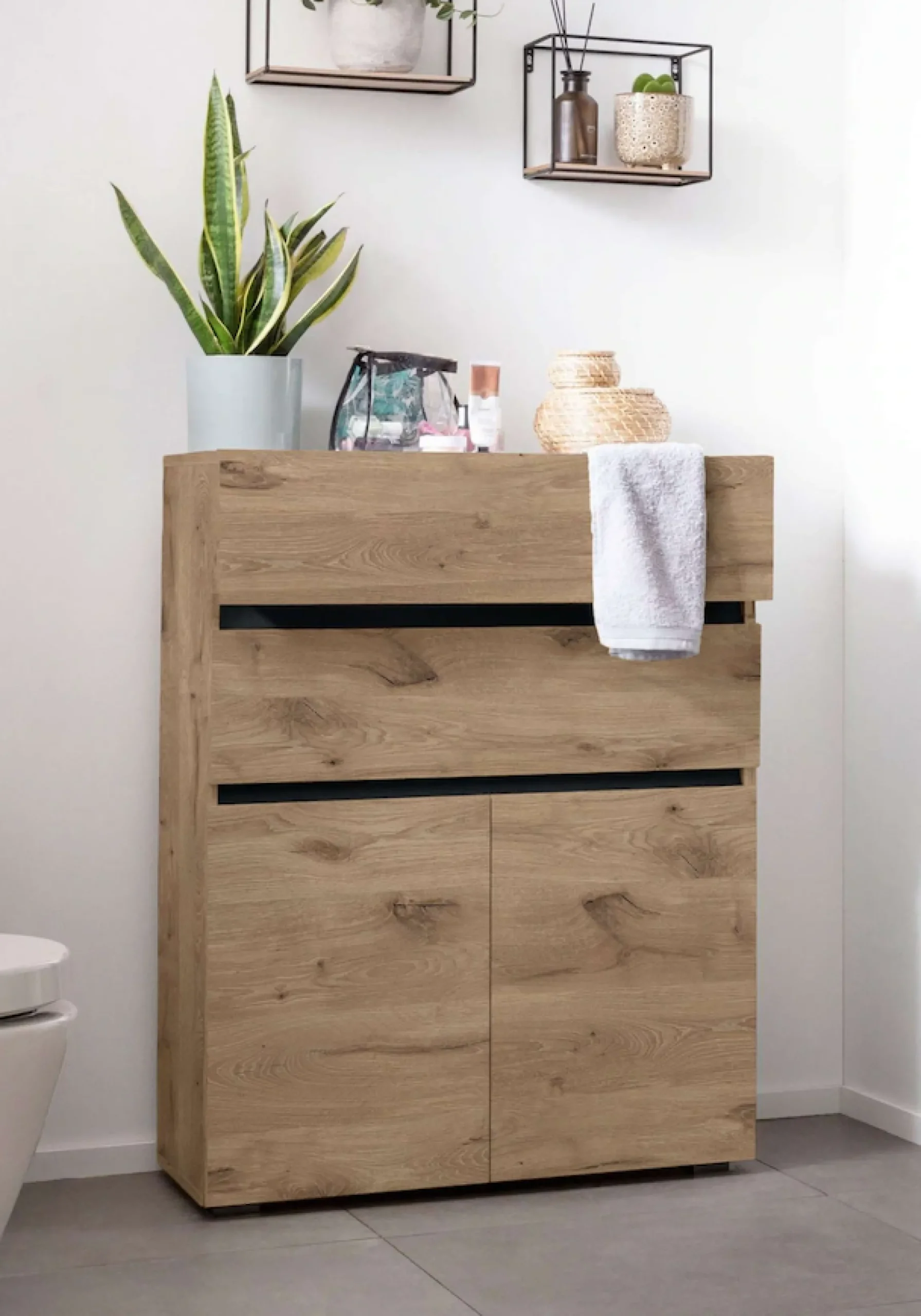 Home affaire Midischrank »Wisla« Höhe 98 cm, mit Türen & Schubkasten