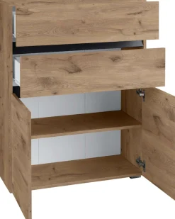 Home affaire Midischrank »Wisla« Höhe 98 cm, mit Türen & Schubkasten
