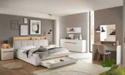 Home affaire Nachtkommode »CiTY/GiRON, Nachttisch, Nachtschrank, Bestellschrank, Nachtkonsole« in zwei Farben erhältlich, Stauraumfach und Schublade