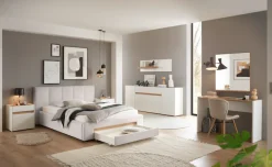 Home affaire Nachtkommode »CiTY/GiRON, Nachttisch, Nachtschrank, Bestellschrank, Nachtkonsole« in zwei Farben erhältlich, Stauraumfach und Schublade