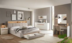 Home affaire Nachtkommode »CiTY/GiRON, Nachttisch, Nachtschrank, Bestellschrank, Nachtkonsole« in zwei Farben erhältlich, Stauraumfach und Schublade