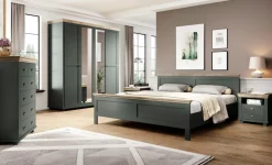 Home affaire Nachtkommode »Evora mit 2 Schubläden, Nachttisch in 2 verschieden Farben erhältlich« 52x42x54 cm (BxTxH), Beistelltisch mit MDF-Applikationen, Landhausstil