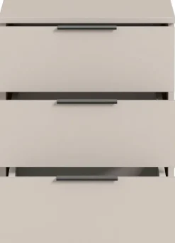Home affaire Nachtkommode »Skarde Nachttisch Beistelltisch Kommode, Breite: 45 cm« 1 Stk. tlg. Skarde, Nachtkommode, 3 Schubkästen, kashmir