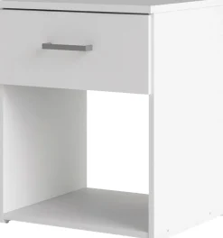 Home affaire Nachtkommode »Spce« Mit grauem Stangengriff, einfache Selbstmontage, für Schlafzimmer