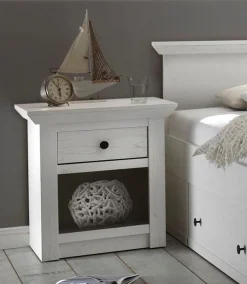 Home affaire Nachtkonsole »California« mit offenem Fach und Schubladen, Breite 59 cm