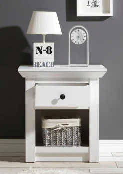Home affaire Nachtkonsole »California« mit offenem Fach und Schubladen, Breite 59 cm