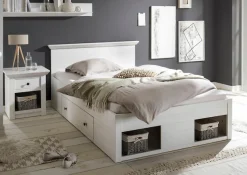 Home affaire Nachtkonsole »California« mit offenem Fach und Schubladen, Breite 59 cm