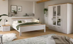 Home affaire Nachtschrank »COSENZA, Breite 54cm, in Landhausoptik« inklusive 2 Schubkästen mit Vollauszug,Nachtkommode, Nachtische, Kommode, Nako, Beistelltisch