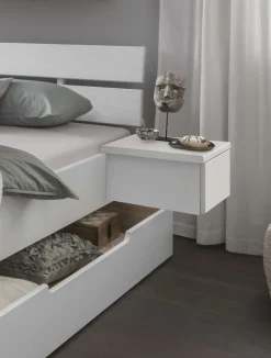 Home affaire Nachttisch »Progress Bettablage Rechts, Hängeschrank, Nachtkonsole,« mit Schubkasten, Hängend, FSC Zertifiziertes Kiefer Massivholz