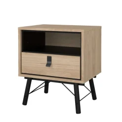 Home affaire Nachttisch »RY« Breite/Höhe 53/60 cm, 1 offenes Fach, 1 Schublade