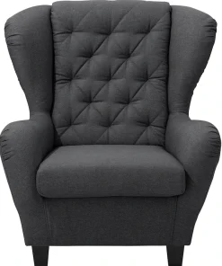 Home affaire Ohrensessel »Alexander, B: 92 cm, Sitzhöhe: 44 cm« Set: mit Hocker