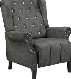 Home affaire Ohrensessel »Childebert« 1 Stk. tlg. mit Verstellung, Sitz und Rücken gepolstert, Sitzhöhe 49,5 cm