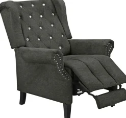 Home affaire Ohrensessel »Childebert« 1 Stk. tlg. mit Verstellung, Sitz und Rücken gepolstert, Sitzhöhe 49,5 cm