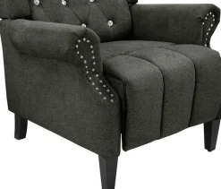 Home affaire Ohrensessel »Childebert« 1 Stk. tlg. mit Verstellung, Sitz und Rücken gepolstert, Sitzhöhe 49,5 cm