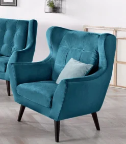 Home affaire Ohrensessel »Hemmink, Sessel, Loungesessel« mit Knopfheftung
