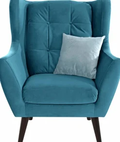Home affaire Ohrensessel »Hemmink, Sessel, Loungesessel« mit Knopfheftung