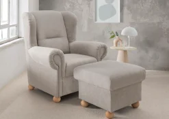 Home affaire Ohrensessel »Torello Relaxsessel, toller Sitzkomfort, Breite 92cm, hohe Rückenlehne« 1 Stk. tlg.