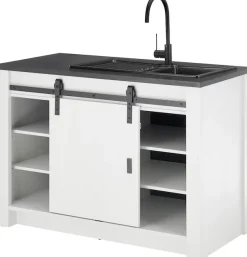 Home affaire Pantryküche »Sherwood« Breite 131 cm, ohne E-Geräte